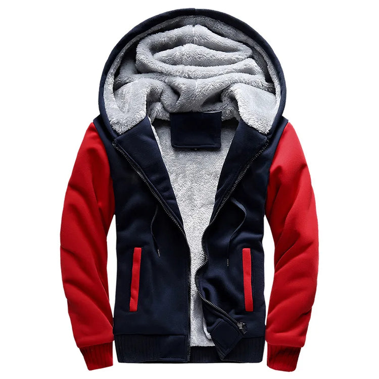 Fleece Long Sleeve Winter Jackets for Men