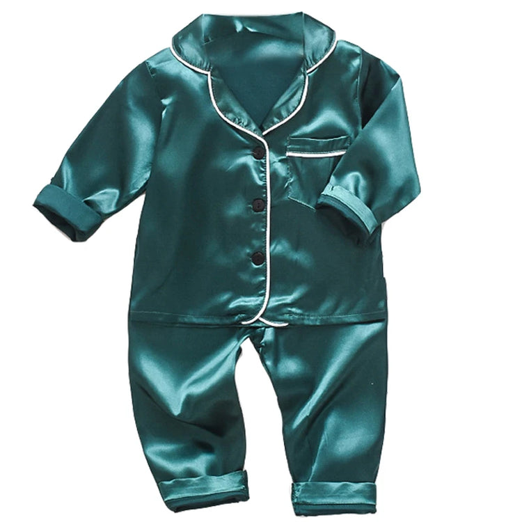 long sleeve trousers Pajama suit Boys and girls' 0-4-year kids