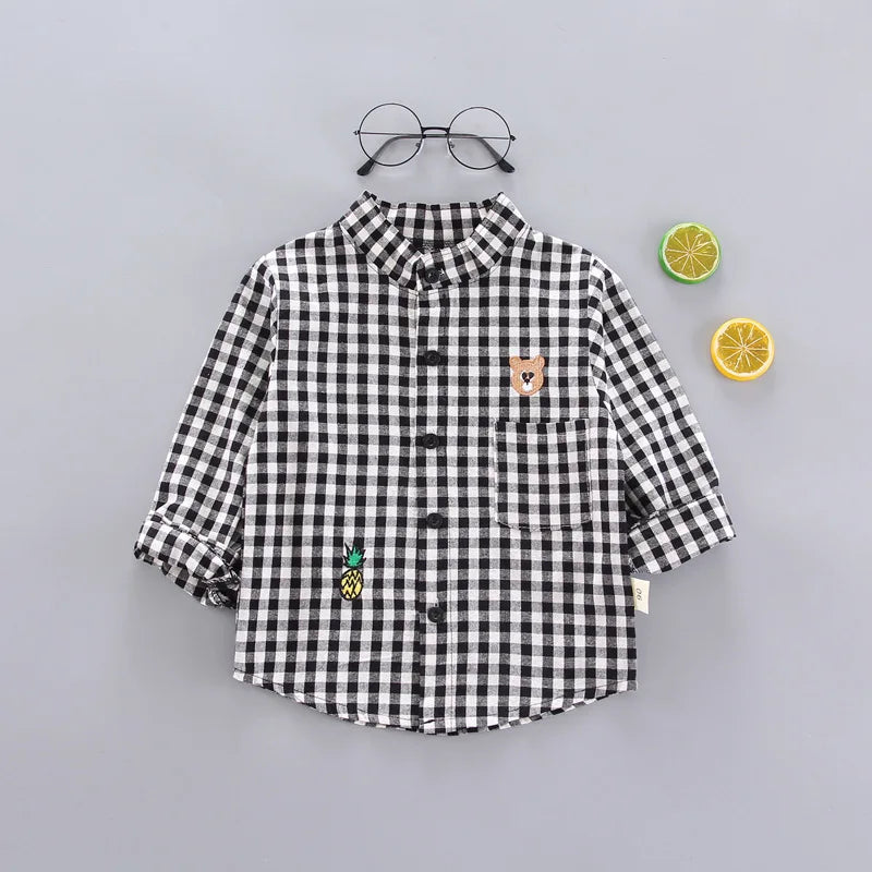 Spring Autumn Kids Baby Boys Cotton Clothes 1 2 3 4 5 Years kids