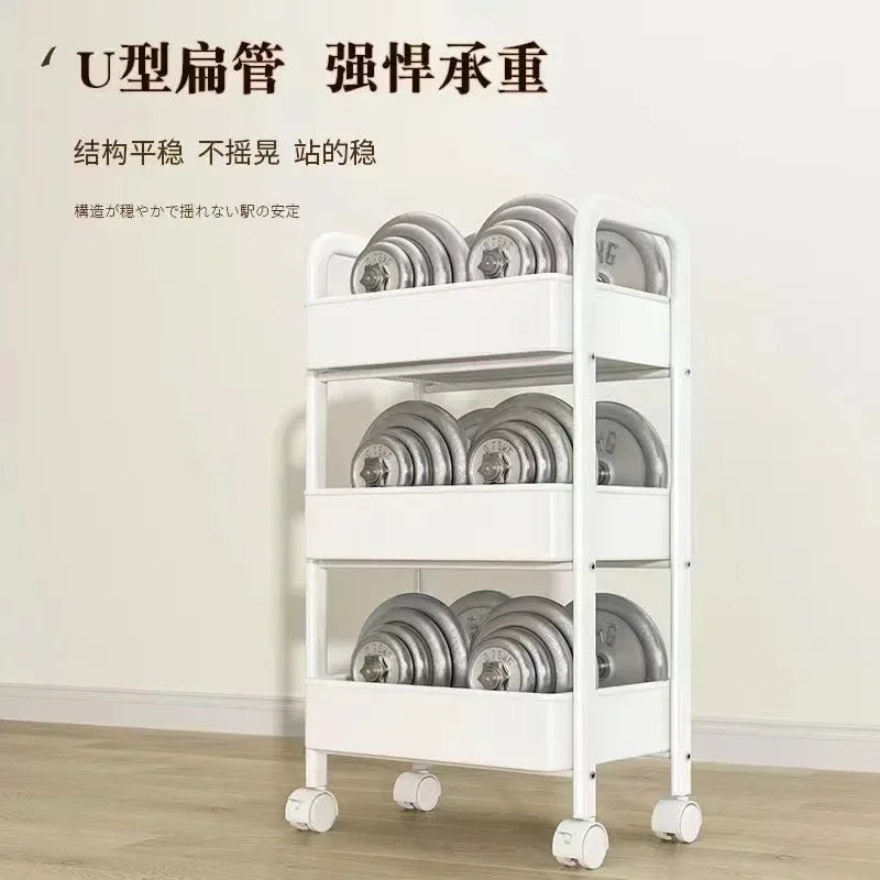 Multi-Layer Trolley Rack Kitchen Bedroom - Ashmeetdesigns 