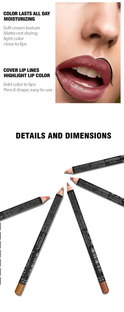 Nude Matte Lipstick Pencil Long-lasting Waterproof