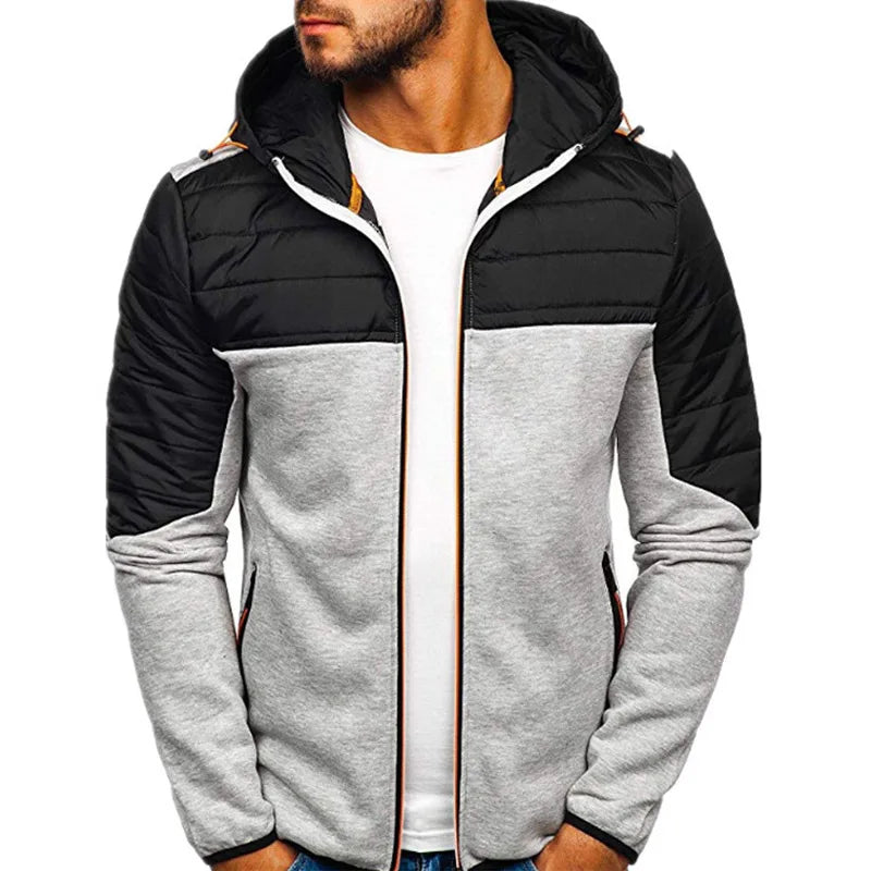 Men's Hoodies Casual Long Sleeve Zip Up