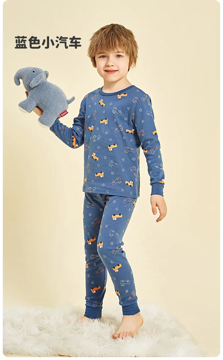 Sleepwear Cotton Pyjamas Sets For Kids boy & girl