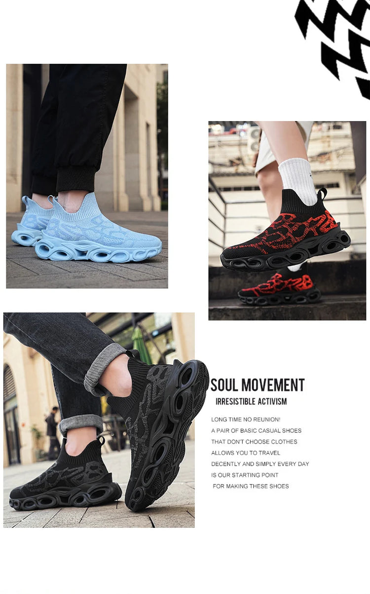 Race Breathable Shoes Sneakers for Men