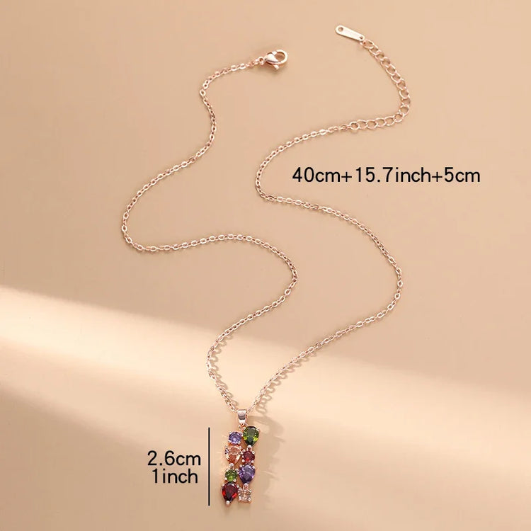 Jewelry Set Mona Lisa Zircon Necklace Earrings  for Female Luxury Fashion