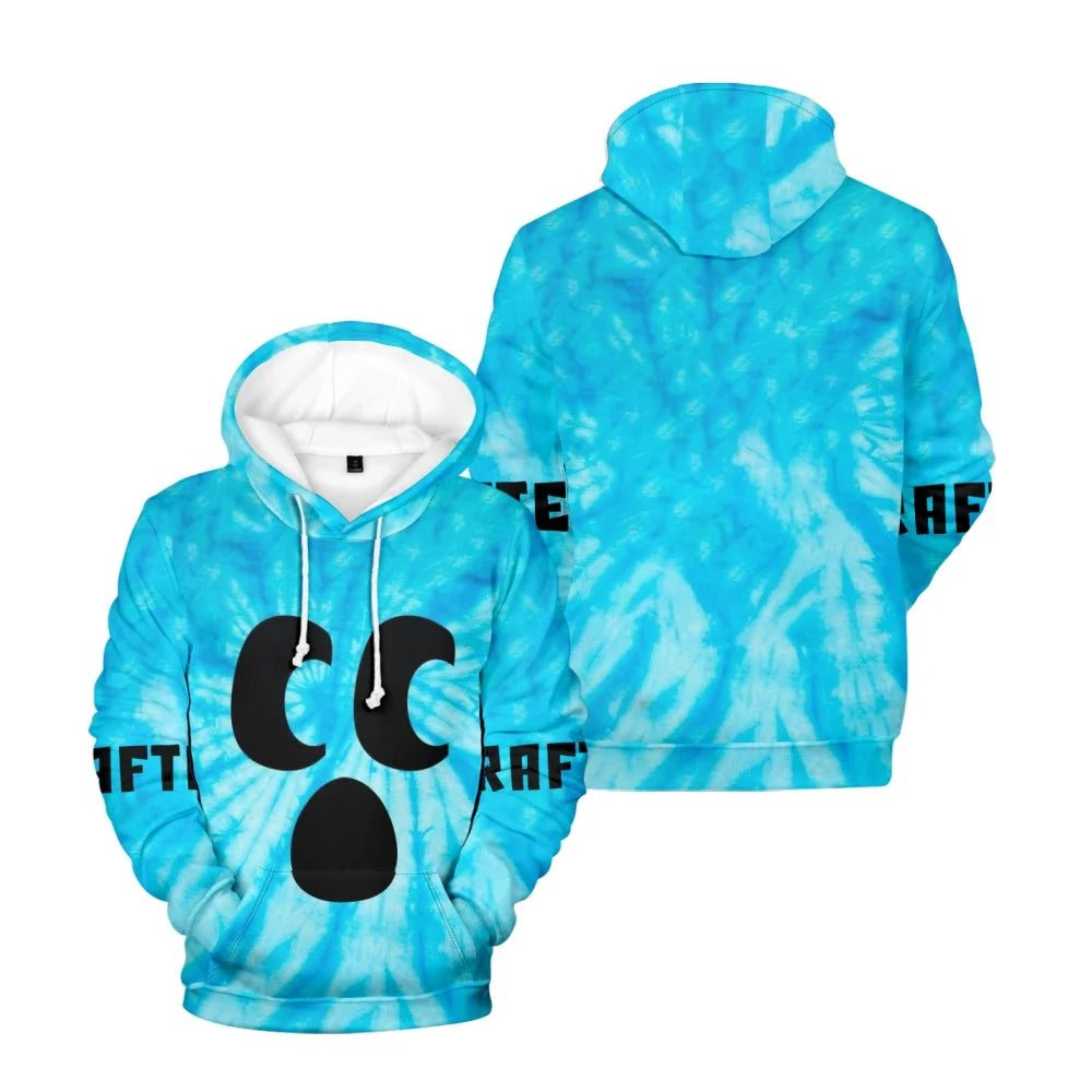 Craftee Face 3d printed hoodie sweatshirt boys girls 3 to 14 years kids