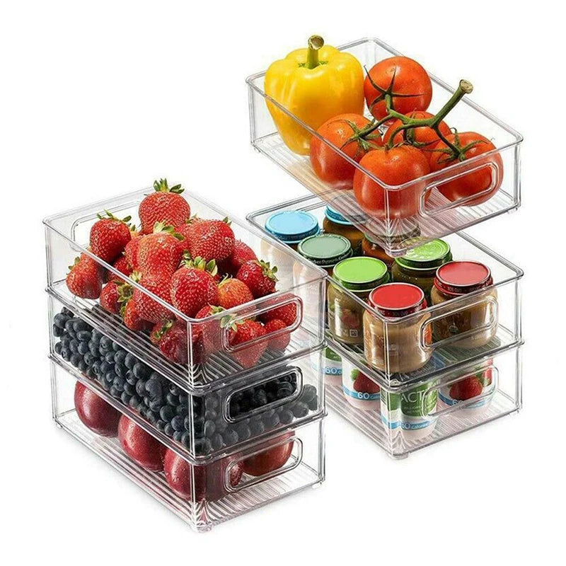 Fridge Food Storage Box With Handle 1pc