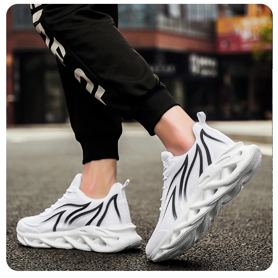 Flame Printed  Running Shoes Sneakers Men