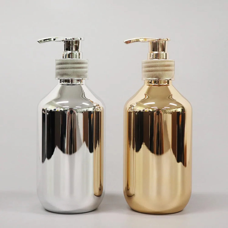 Rust-proof Gold Chrome Plastic Body Hand Soap Dispensers  Bathroom - Ashmeetdesigns 