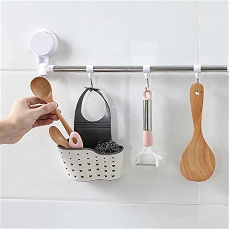 Sink Draining Hanging Basket Adjustable Kitchen Accessories