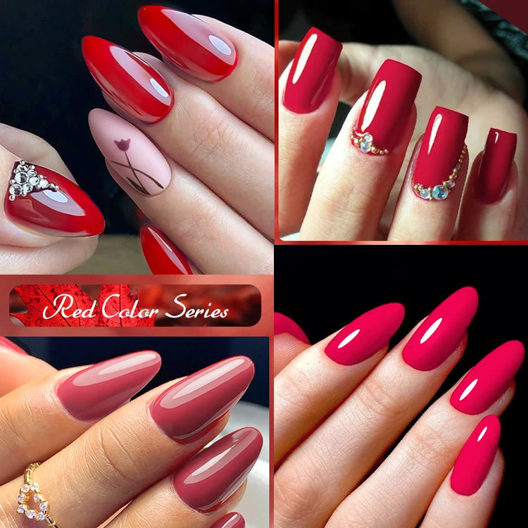 Red Gel Nail Polish 7ML