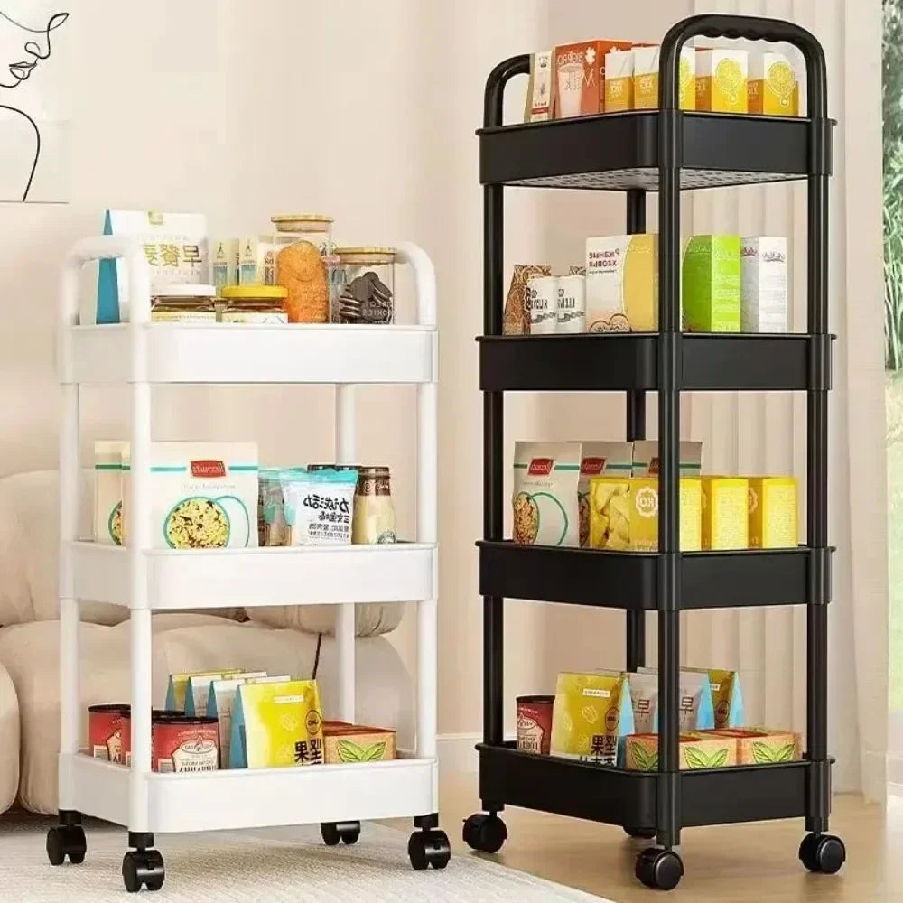 Multi-Layer Trolley Rack Kitchen Bedroom - Ashmeetdesigns 