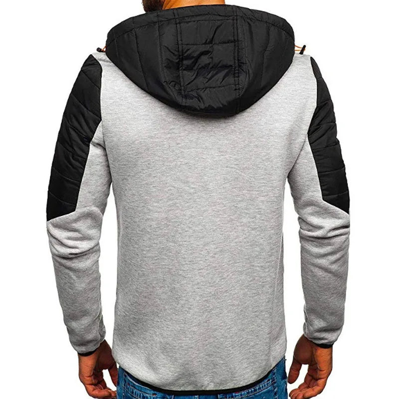 Men's Hoodies Casual Long Sleeve Zip Up