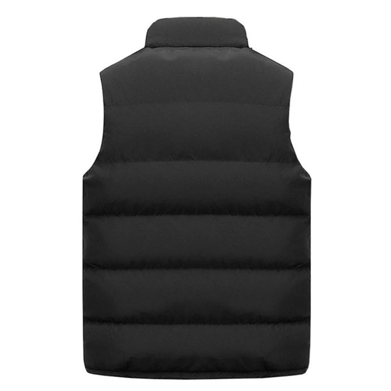 Winter Men Vest Cotton Casual Sleeveless