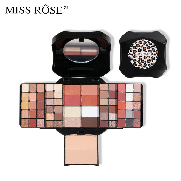 Makeup eyeshadow blush combination set