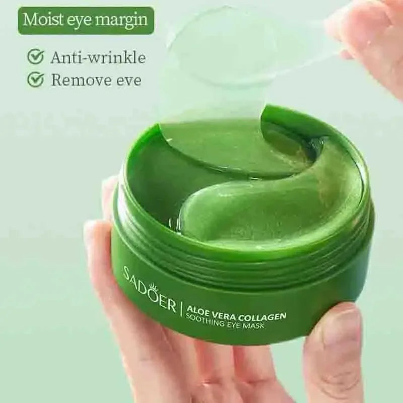 Aloe Vera Collagen Eye Mask Anti Dark Circles Eyes 60pcs