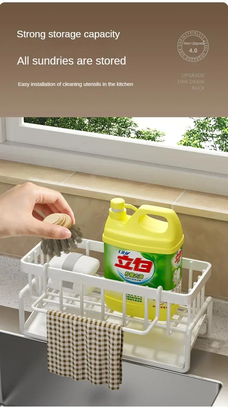 Dishwashing Detergent Dishcloth Organizer Kitchen