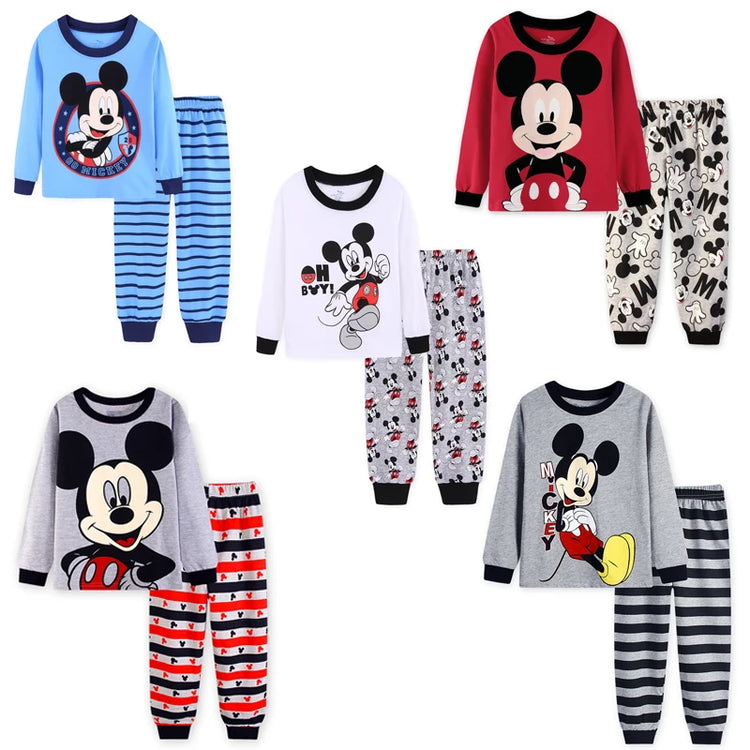 Long Sleeve Pyjamas set micky Kids Boys 2024 New