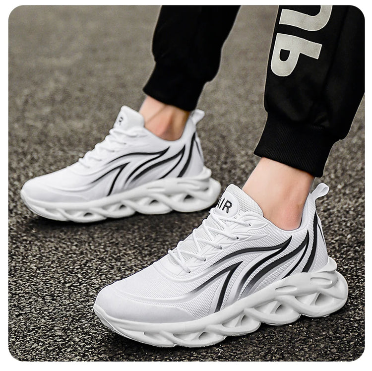 Flame Printed  Running Shoes Sneakers Men