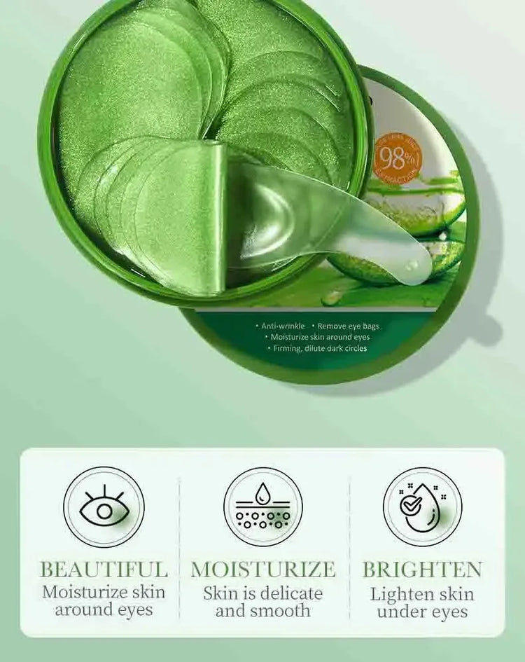 Aloe Vera Collagen Eye Mask Anti Dark Circles Eyes 60pcs