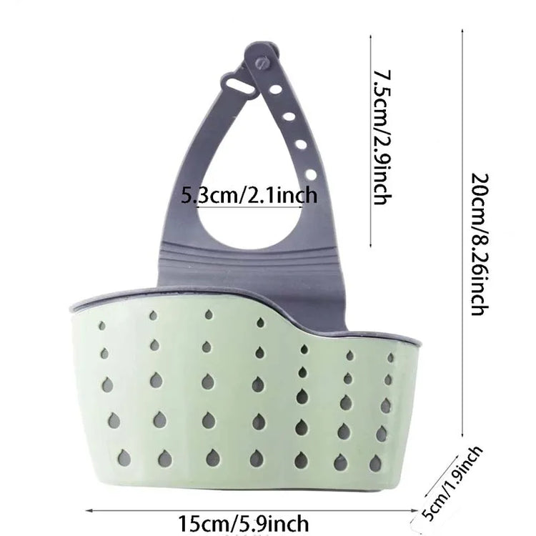 Sink Draining Hanging Basket Adjustable Kitchen Accessories