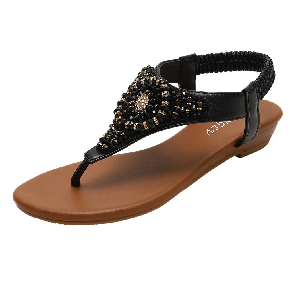 Bohemian Style Flat Sandals for Women - Ashmeetdesigns 