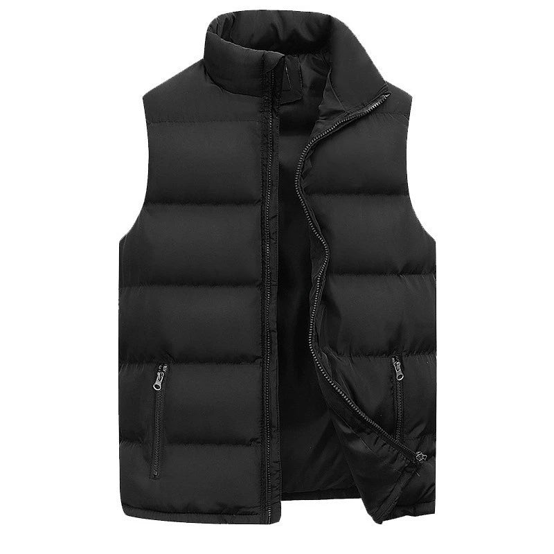 Winter Men Vest Cotton Casual Sleeveless