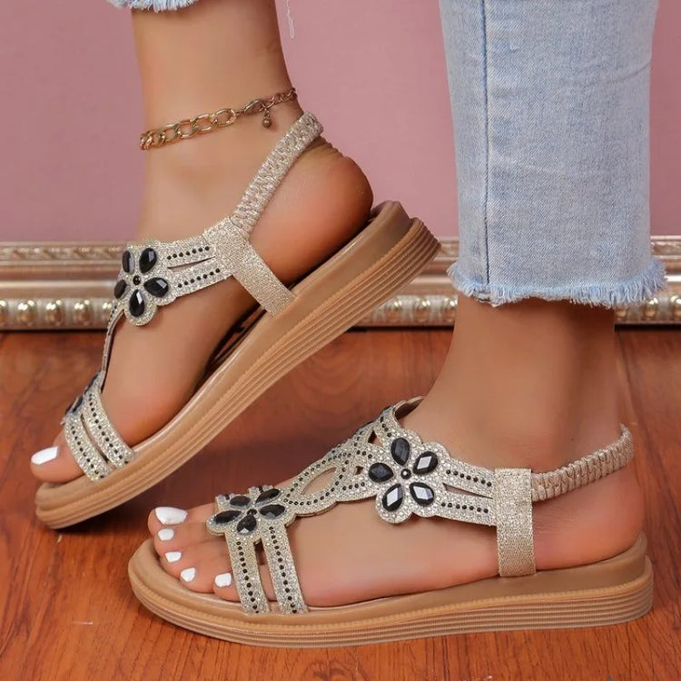 Rhinestones Sandals For Women - Ashmeetdesigns 