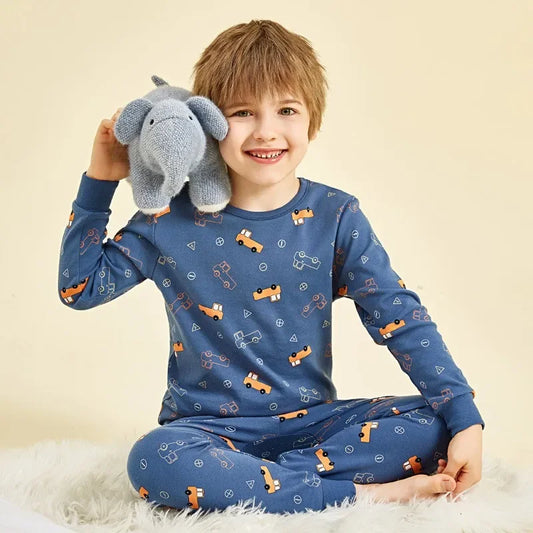 Sleepwear Cotton Pyjamas Sets For Kids boy & girl