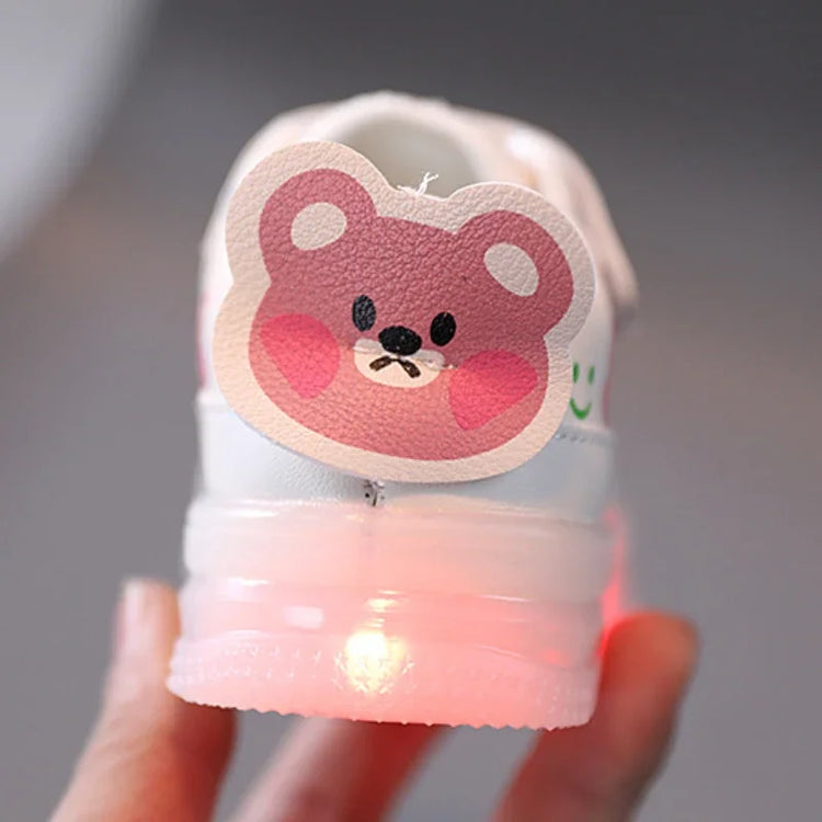 Non-slip Soft Glowing Little Bear Toddler Shoe kids