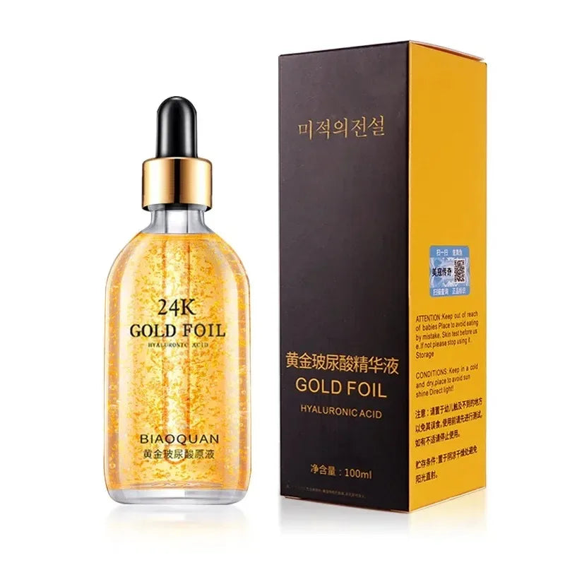 24k Gold Hyaluronic Acid Nicotinamide Face Serum 100ml