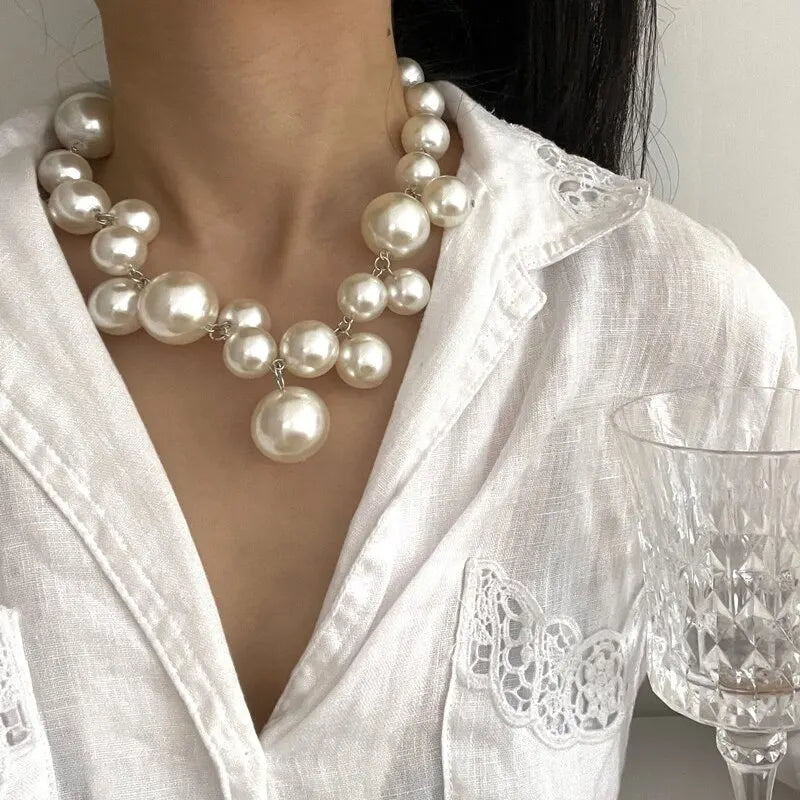 Elegant Imitation Pearl Women's Necklace - Ashmeetdesigns 