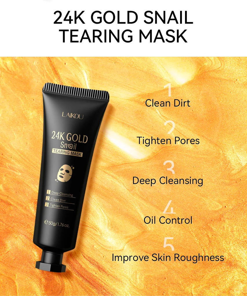 Peeling Face Mask Anti Wrinkle 24K Gold