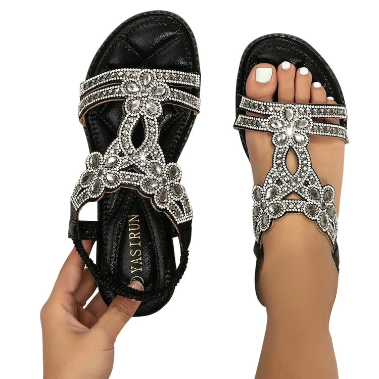 Rhinestones Sandals For Women - Ashmeetdesigns 