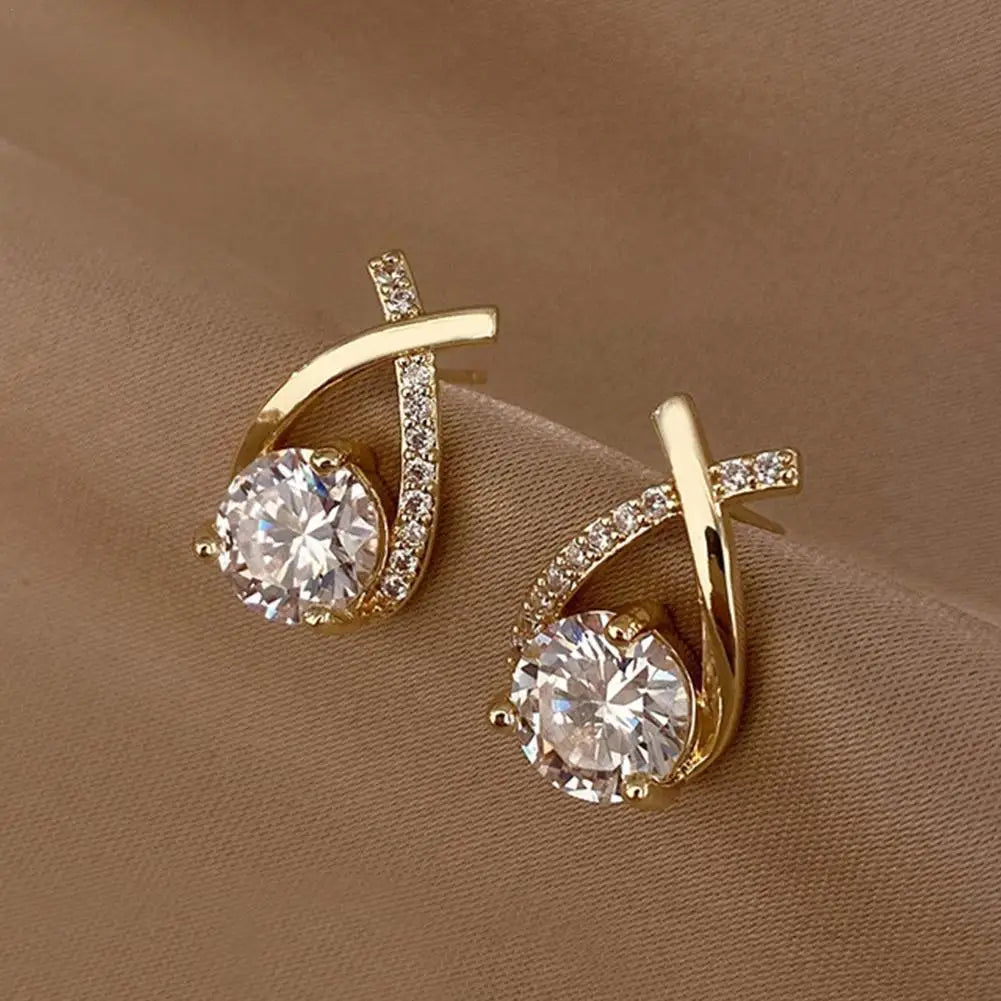 Fashion Cross Stud Earrings For Women