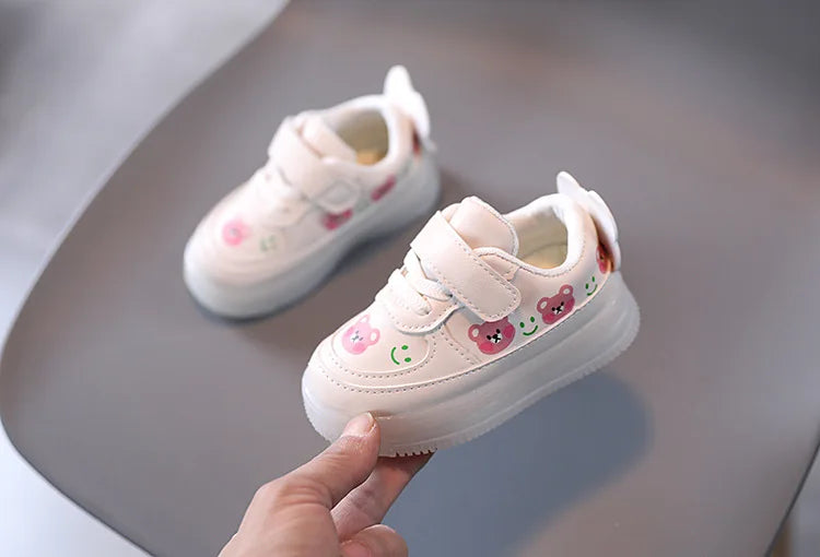 Non-slip Soft Glowing Little Bear Toddler Shoe kids