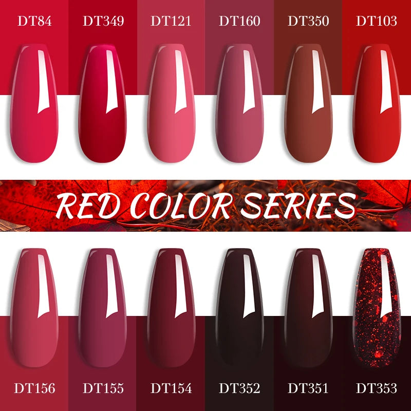 Red Gel Nail Polish 7ML