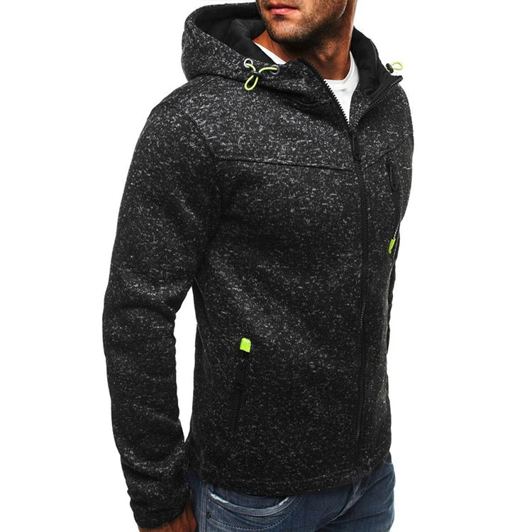 Men's Hoodie with Side Zipper Pockets