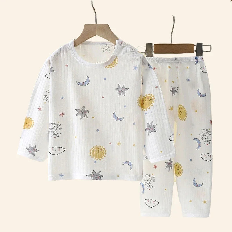 Autumn winter Tops Pants Suits Sets Cotton Kids Clothes