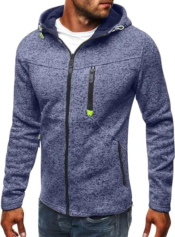 Men's Hoodie with Side Zipper Pockets