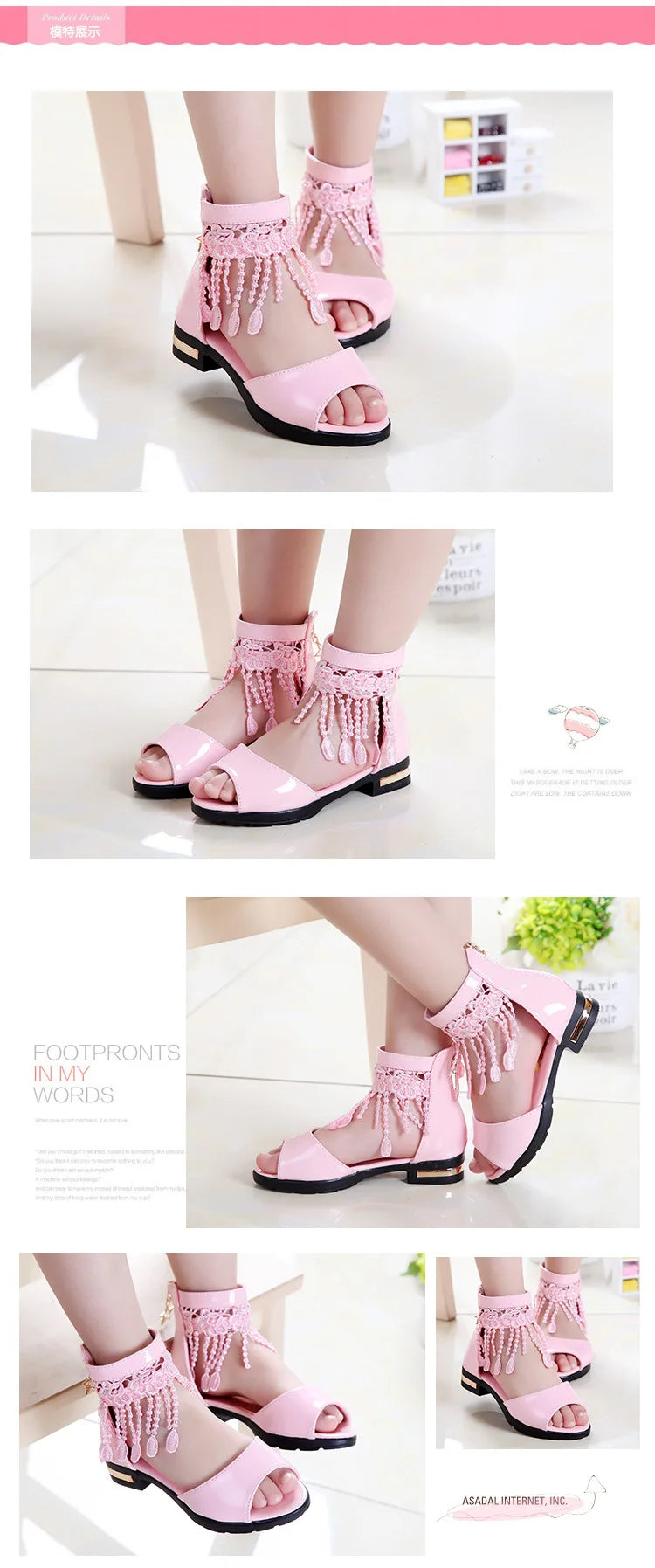 Princess Sandals for Girls kids