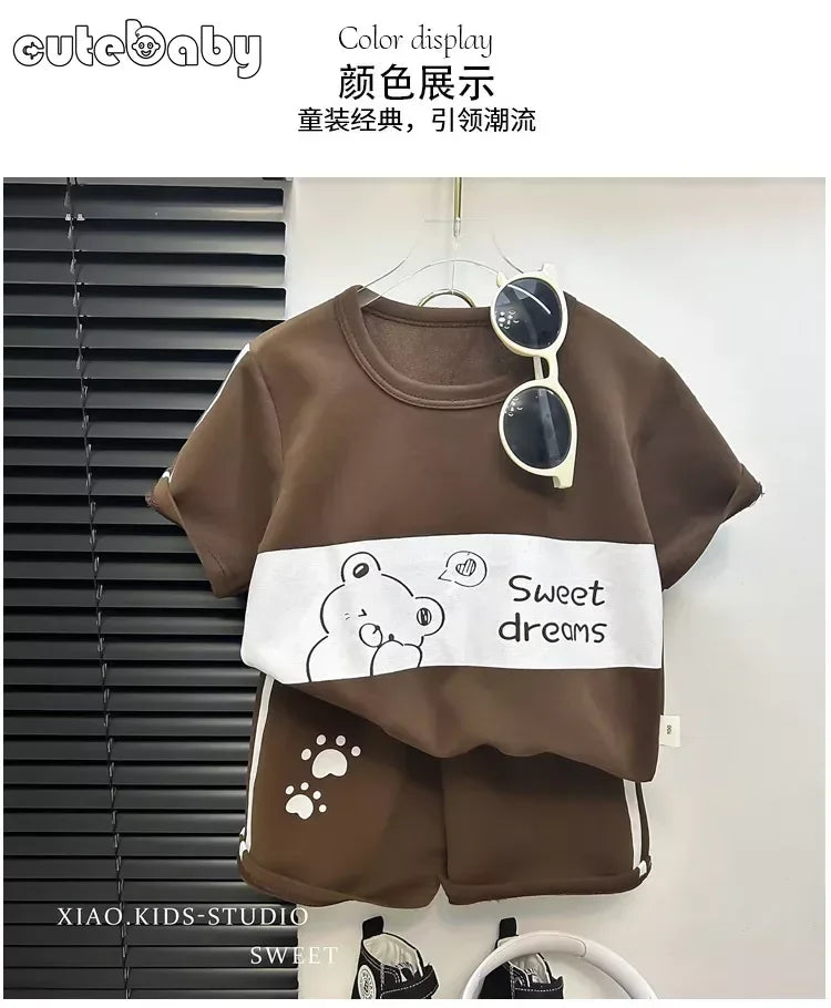 Korean Fashion Toddler Sports Clothing kids