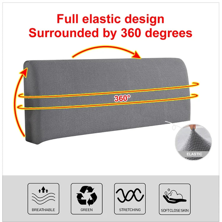 Headboard Cover Bed Head Covers Thicken Elastic Bed Cover Back Protection Dust Cover