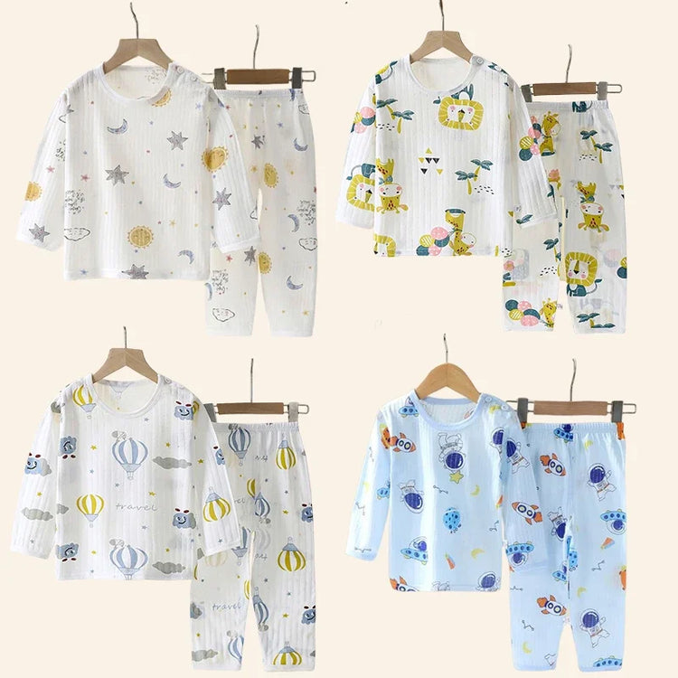 Autumn winter Tops Pants Suits Sets Cotton Kids Clothes