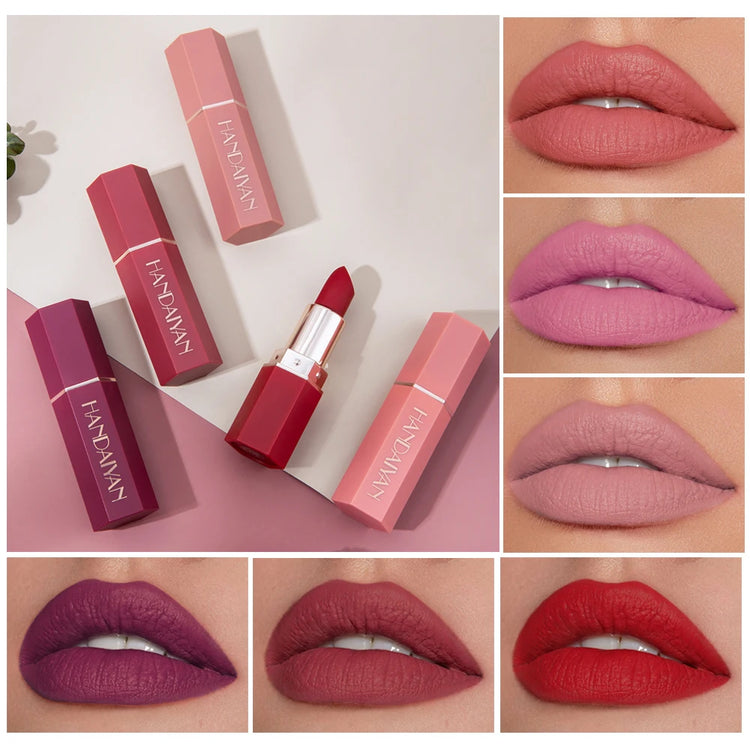 1pc matte lipstick, multi-colour, non fading, matte, long-lasting lipstick 6 colors available