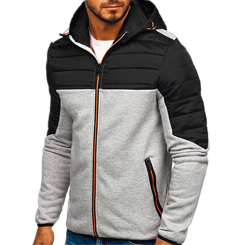 Men's Hoodies Casual Long Sleeve Zip Up