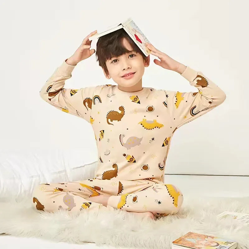 Sleepwear Cotton Pyjamas Sets For Kids boy & girl