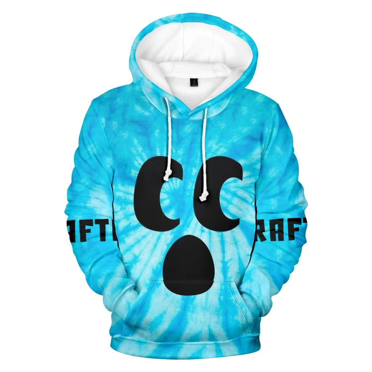 Craftee Face 3d printed hoodie sweatshirt boys girls 3 to 14 years kids