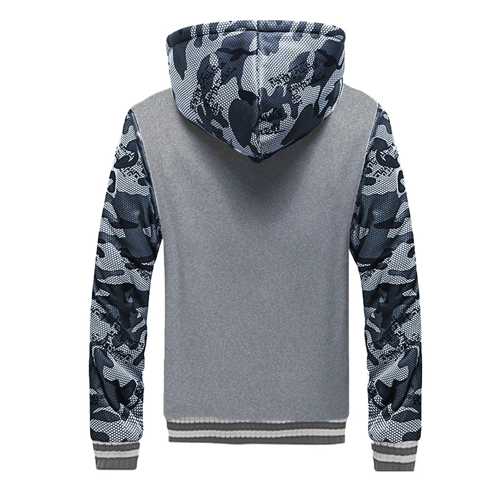 Fleece Long Sleeve Winter Jackets for Men