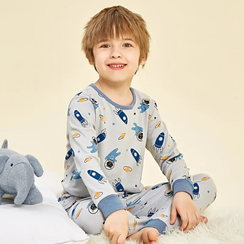 Sleepwear Cotton Pyjamas Sets For Kids boy & girl